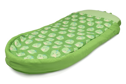 Trunki Detský nafukovací spacák s matracom 2v1 - Dinosaurus Dudley