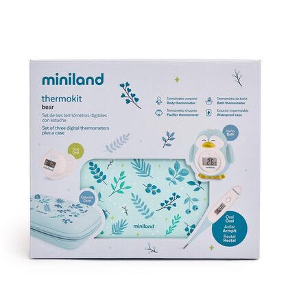 Miniland Sada 3 digitálnych teplomerov Dreamland – Medvedíky