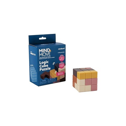 Miniland Logikai kocka 3D puzzle Mind&amp;Move – Térbeli kirakós gyerekeknek
