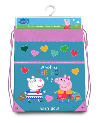 Kids Euroswan Tasche für Hausschuhe, Peppa Pig, 40 cm