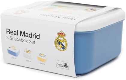 Miniland Sada 3 boxov na desiatu Real Madrid (Lunchbox set)