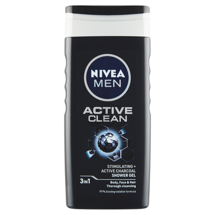 NIVEA Men Active Clean Sprchový gel, 250 ml