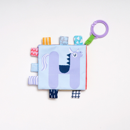 Ks Kids Obojstranná knižka na zavesenie na kočík/autosedačku - Abeceda