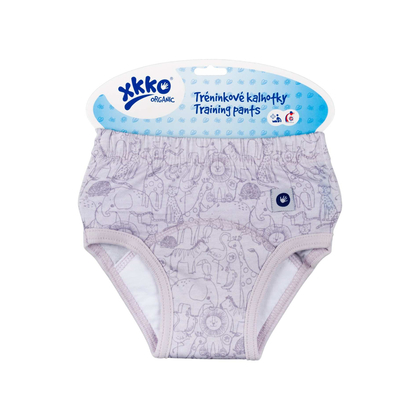 XKKO Organic Tréningové nohavičky  - Safari Lavender Aura, Veľkosť S