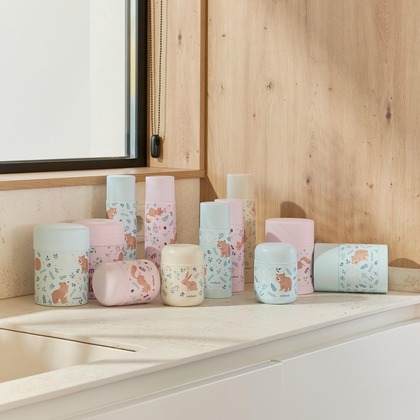 Miniland Mini termoska na jedlo Dreamland 280 ml – Veveričky