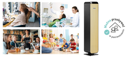 Lena Lighting Sterilon Flow EKO144W UV-C, PREMIUM, Germicidní zářič, černá/zlatá