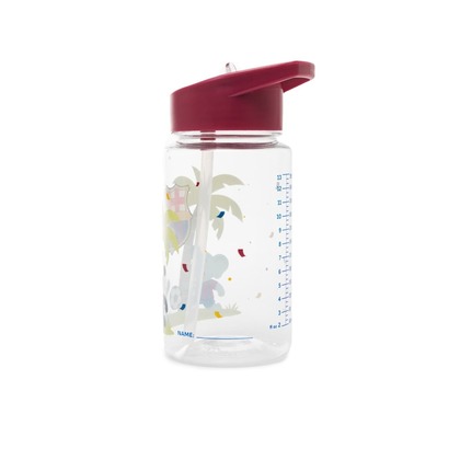 Miniland Kiddie Bottle FC Barcelona – Detská fľaša so slamkou, 450 ml (Tritan, oficiálna)