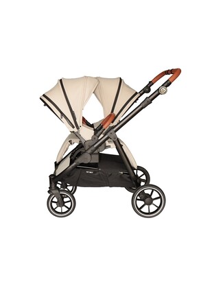 Baby Monsters Kočík pre dvojičky Easy Twin 5 – River Grey