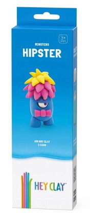 HEY CLAY Szörny Hipster Modellező anyag, Hipster Szörny