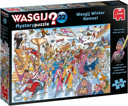 Jumbo Wasgij Puzzle - Winter Game 1000 dílků