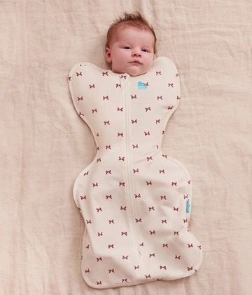 Love To Dream Zavinovačka Swaddle UP - veľkosť XS - mašličky  ETAP 1 - 1 TOG Originál