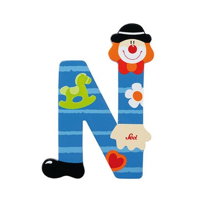 SEVI Písmenko N - Klaun