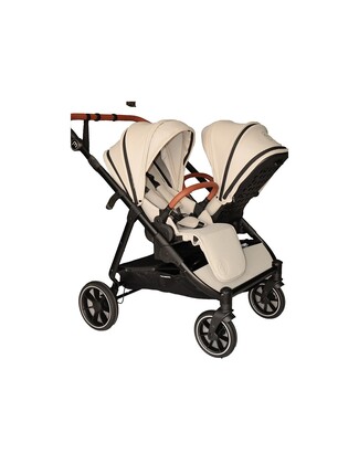 Baby Monsters Kočík pre dvojičky Easy Twin 5 – River Grey