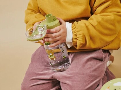 Miniland Detská cestovná fľaša Junior Explorer, 500ml, Medvede