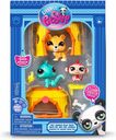 Littlest Pet Shop Tiki Jungle - Zvieratká z Džungľe, 3 postavičky