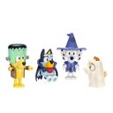 BLUEY 4 darabos halloween-i figura készlet