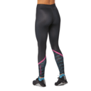 Mizuno Graphic Legging Damen-Sportleggings, schwarz, groß XS