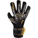 Reusch Attrakt Silver NC Finger Support Brankárske rukavice, čierno/zlaté, veľ. 8