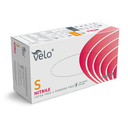VELO NITRILE BLUE S Chirurgické nitrilové rukavice bez púdru, modré, 100 ks