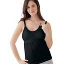 MEDELA Tank Top Bravado póló terhes és szoptató nők számára, L méret, fekete