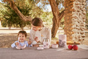 Miniland Set gyerek evőeszköz - ergonomikus, Terra, rózsaszín
