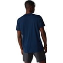 Asics Core SS TOP Herren-Sportshirt mit kurzen Ärmeln, blau, Gr XL