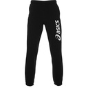 Asics Big Logo Sweat Herren-Sporthose – lang, schwarz, groß. L