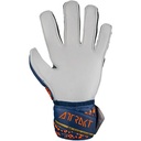 Reusch Attrakt Solid Junior Dětské brankářské rukavice, bílo/modro/zlaté, vel. S 5