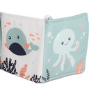 Miniland Kontrastná senzorická knižka – More