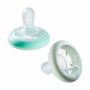 Tommee Tippee CTN Breast-like Night, Silikonová savička noční, 0-6m, 2ks