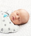 Love To Dream Swaddle UP - XS méret - fehér, Csillagok STAGE1 - 0,2 TOG Eredeti