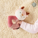 Miniland Sensorik Rassel Reh – Weiches Entwicklungsspielzeug für Babys ab 0 Monaten