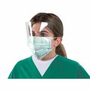 GIMA MASKOP Sebészeti maszk védőpajzzsal 2 az 1-ben, 50 db, zöld
