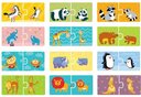 DoDo Puzzle Duo - Mütter und Babys 12x2 Teile