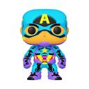 FUNKO POP Marvel: Black Light Captain America - Zberateľská figúrka Kapitán Amerika