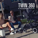 Crescent Twin 360 Deep Stubenwagen für Kinderwagen, schwarz