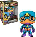 FUNKO POP Marvel: Black Light Captain America – Sammelfigur Captain America