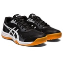 Asics Upcourt 5 Herren-Volleyball-/Hallenschuhe, Schwarz/Weiß, Gr 46,5