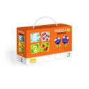 DoDo Puzzle Duo Ovocie 12x2 dieliky