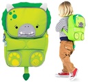 Trunki Toddlepak hátizsák, Dinosaurus Dudley, zöld