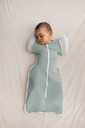 Love To Dream Swaddle UP 50/50, spací pytel, velikost M, tmavá oliva, 2 FÁZE, Original