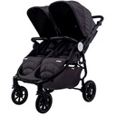Baby Monsters Easy Twin 4 Ultra úzky kočík pre dvojičky (šírka 65 cm), čierny