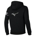 Mizuno Herren-Sport-Sweatshirt mit Reißverschluss, schwarz, groß. MIT