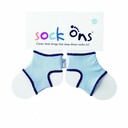 Sock Ons Návleky ne detské ponožky, Baby Blue - Veľkosť 0-6m