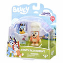 BLUEY Fancy Restaurant, Elegantes Restaurant – Set mit 2 Figuren und Zubehör