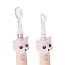 VITAMMY ePUPPY Kinder Schallzahnbürste (0–6 Jahre) + 2 Bürstenköpfe – Rosa