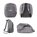 Trunki BoostApak Kinder-Rucksack mit integrierter Kindersitz.
