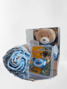 Babygift Neugeborenen-Set, Babyzubehör in einer Geschenkverpackung, blau
