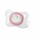 Chicco Physio Form Mini Soft beruhigende Schnuller, 2 Stück, rosa / transparent, 2-6m