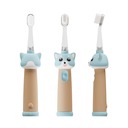 VITAMMY ePUPPY Kinder Schallzahnbürste (0–6 Jahre) + 2 Bürstenköpfe – Blau